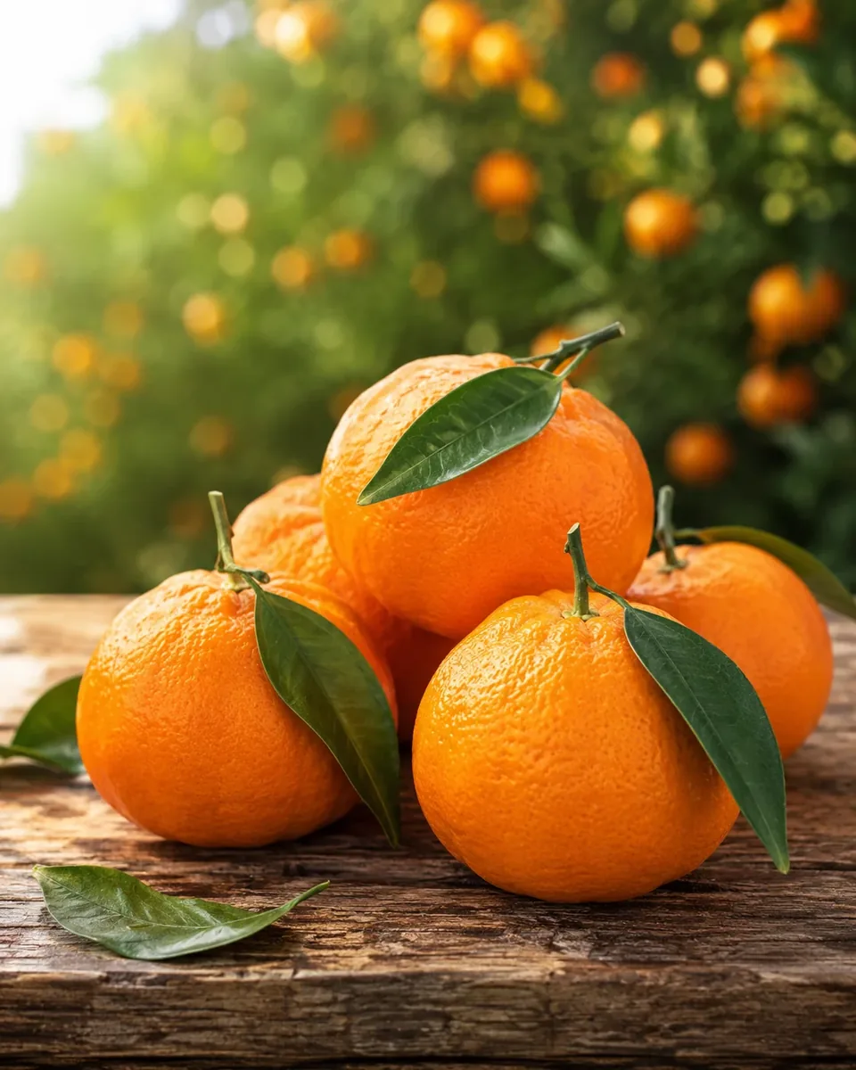 Fresh Pakistani kinnow and oranges with leaves for seasonal citrus export
